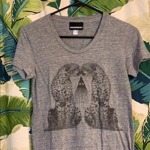 Nooworks cheetah t shirt size S